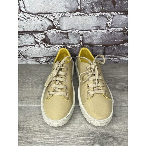 Camper Yellow Leather Casual Lace Up Lightweight Sneakers Women Sz 37EU/6.5M US - Picture 13 of 16